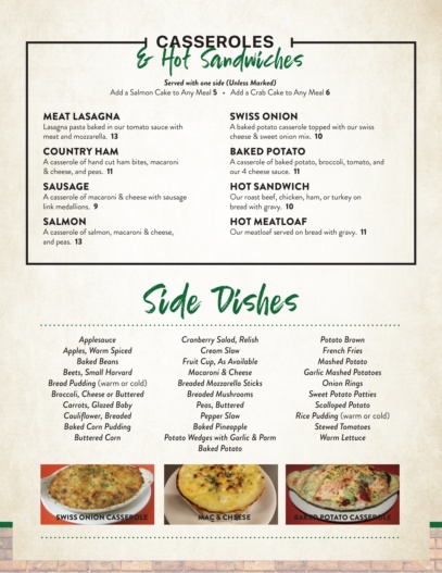 County Line Restaurant Menu - Image 1