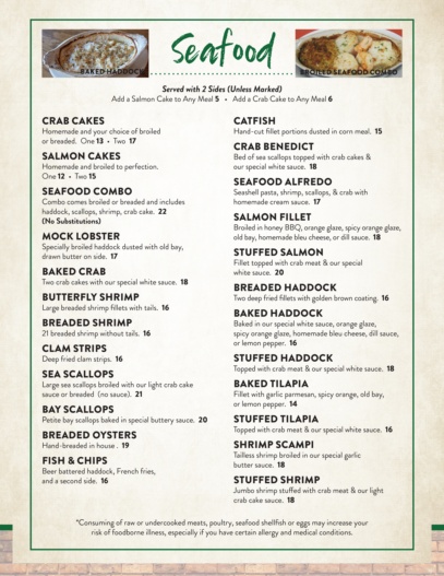 County Line Restaurant Menu - Image 5